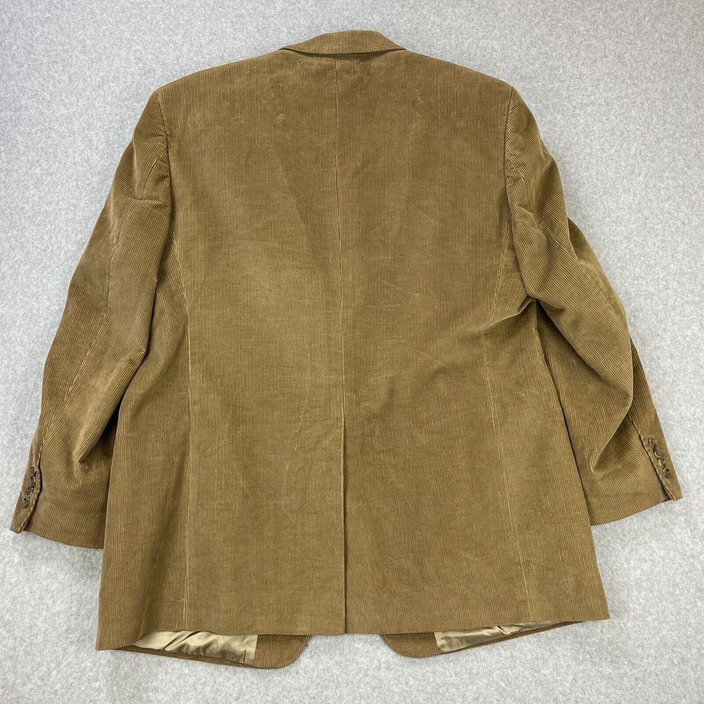 Brooks Brothers Corduroy Blazer Mens 48L Long Brown Two Button Sport Coat Jacket - Picture 2 of 15